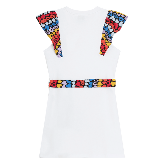 Sonia Rykiel Sleeveless Forever Heart Dress w/ Belt