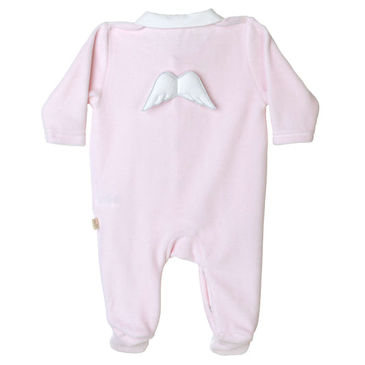 Baby Gi Angel Velour Footie