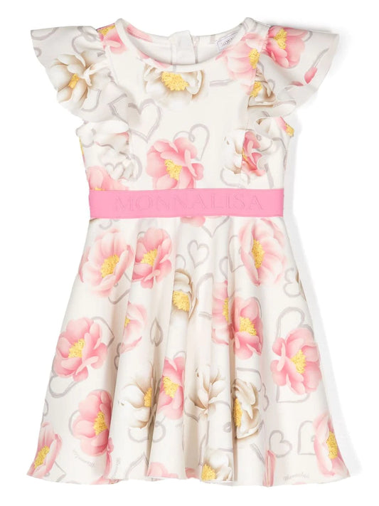 Monnalisa St. Tropez Anemoni & Hearts Dress