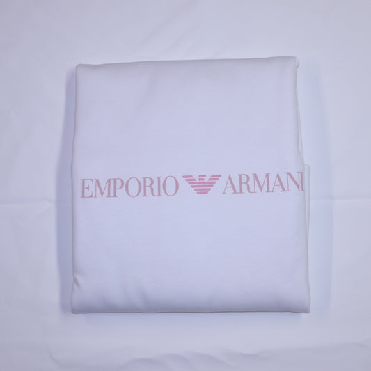 Armani Junior Baby Blanket w/ Pattern Logo