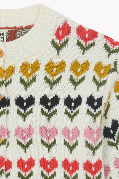 Bon Ton Tulip Hearts Cardigan