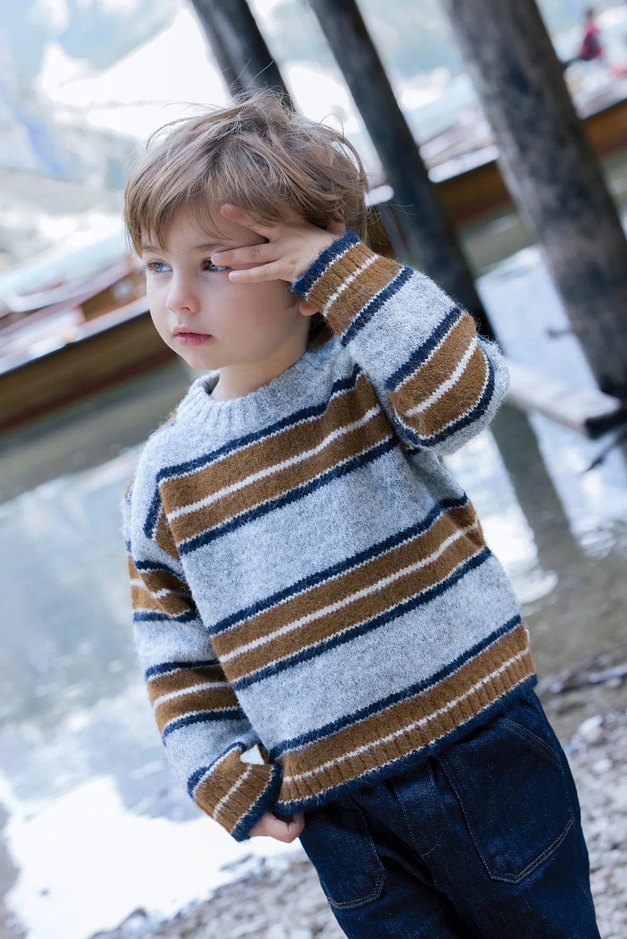 Bon Ton Milton Striped Sweater