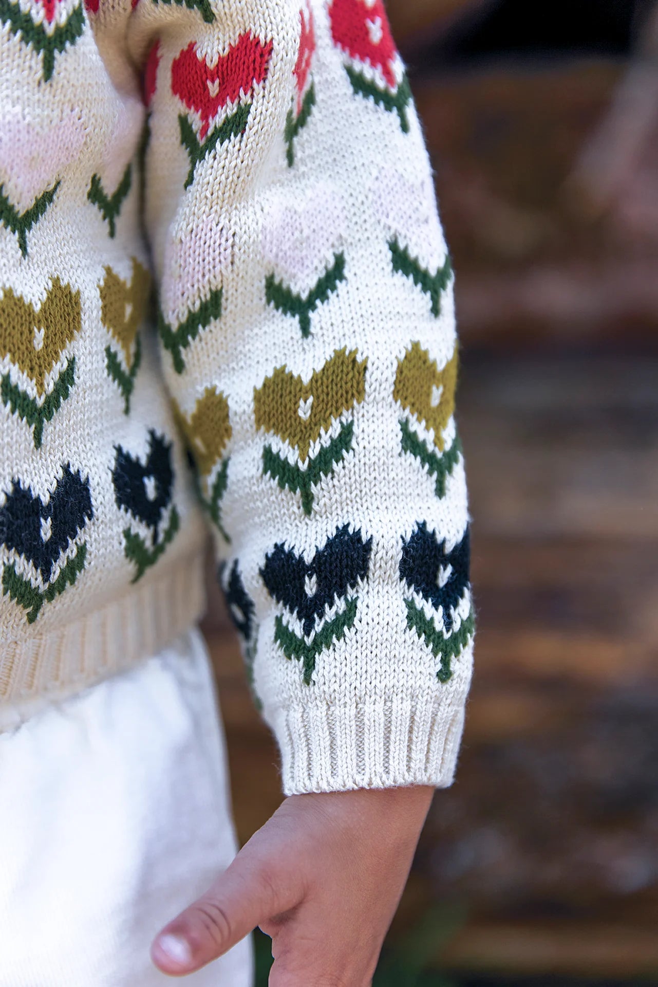 Bon Ton Baby Tulip Hearts Cardigan