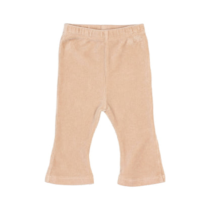 Buho Baby 2Pc LS Velour Top & Flare Pants Outfit