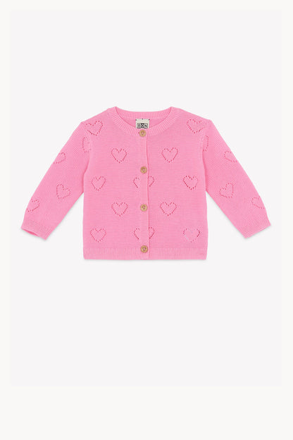 Bon Ton Lilet Knit Hearts Cardigan