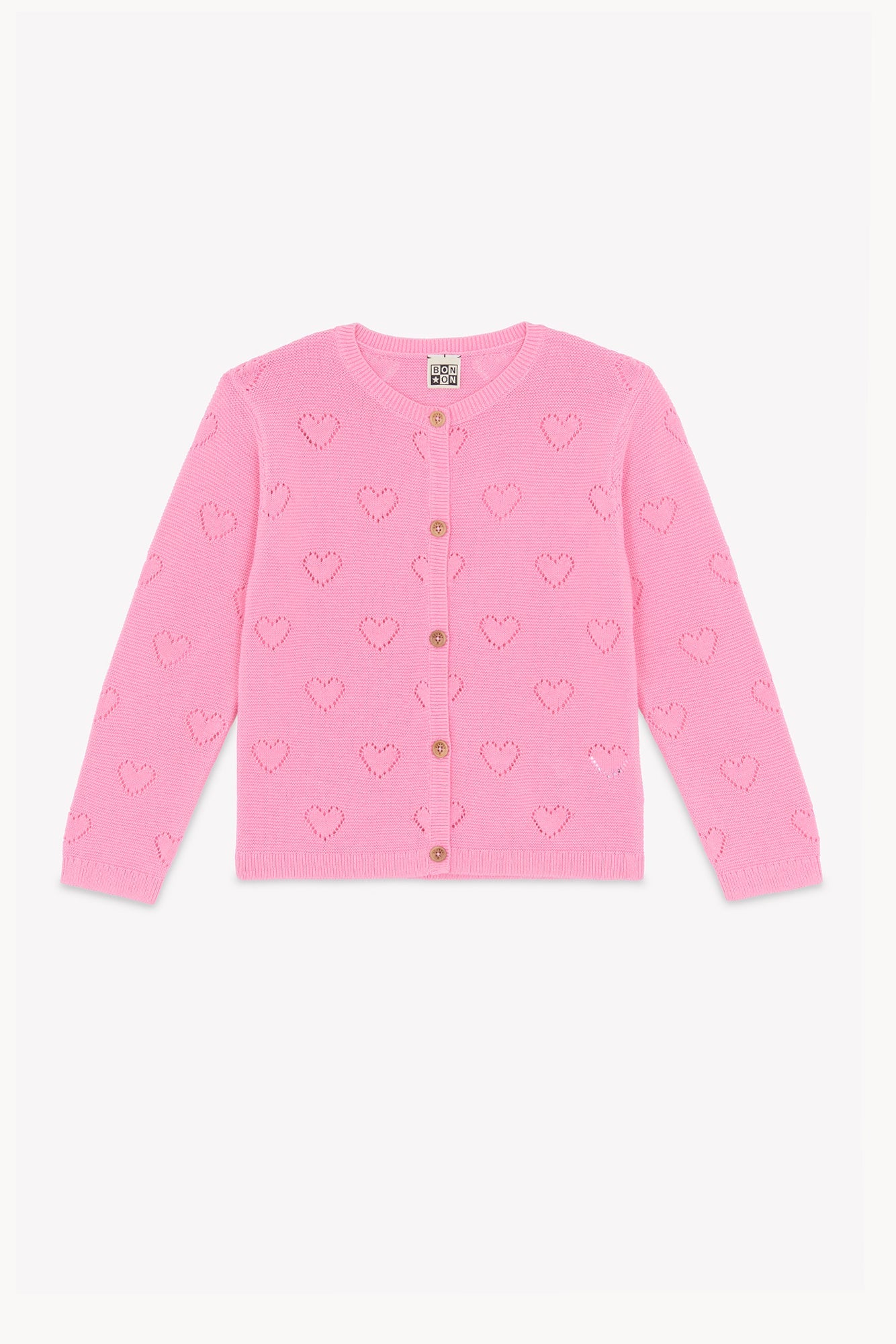 Bon Ton Lilou Knit Hearts Cardigan