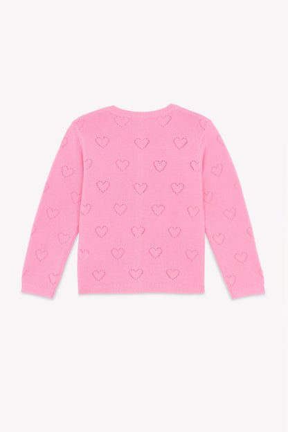 Bon Ton Lilou Knit Hearts Cardigan