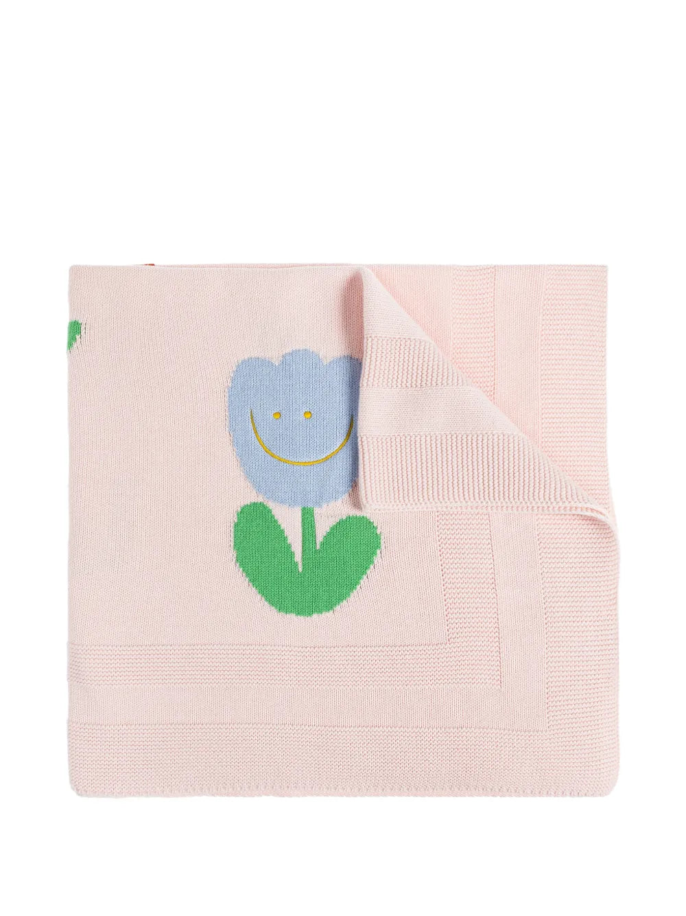 Stella McCartney Baby Girl Knit Floral Blanket