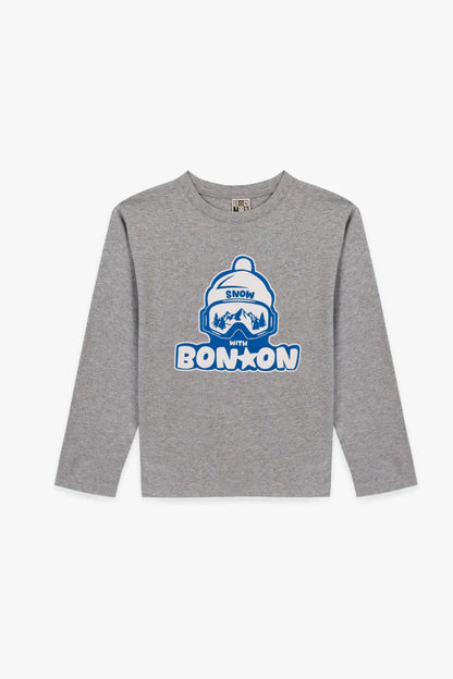 Bon Ton LS Snow Logo T-shirt