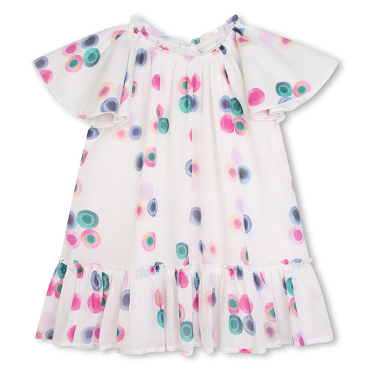 Chloe SS Water Color Spots Dress