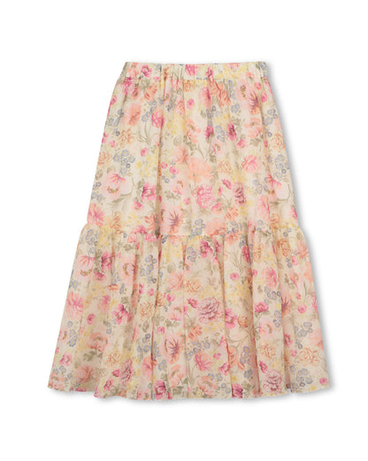Chloe Floral Print Maxi Skirt