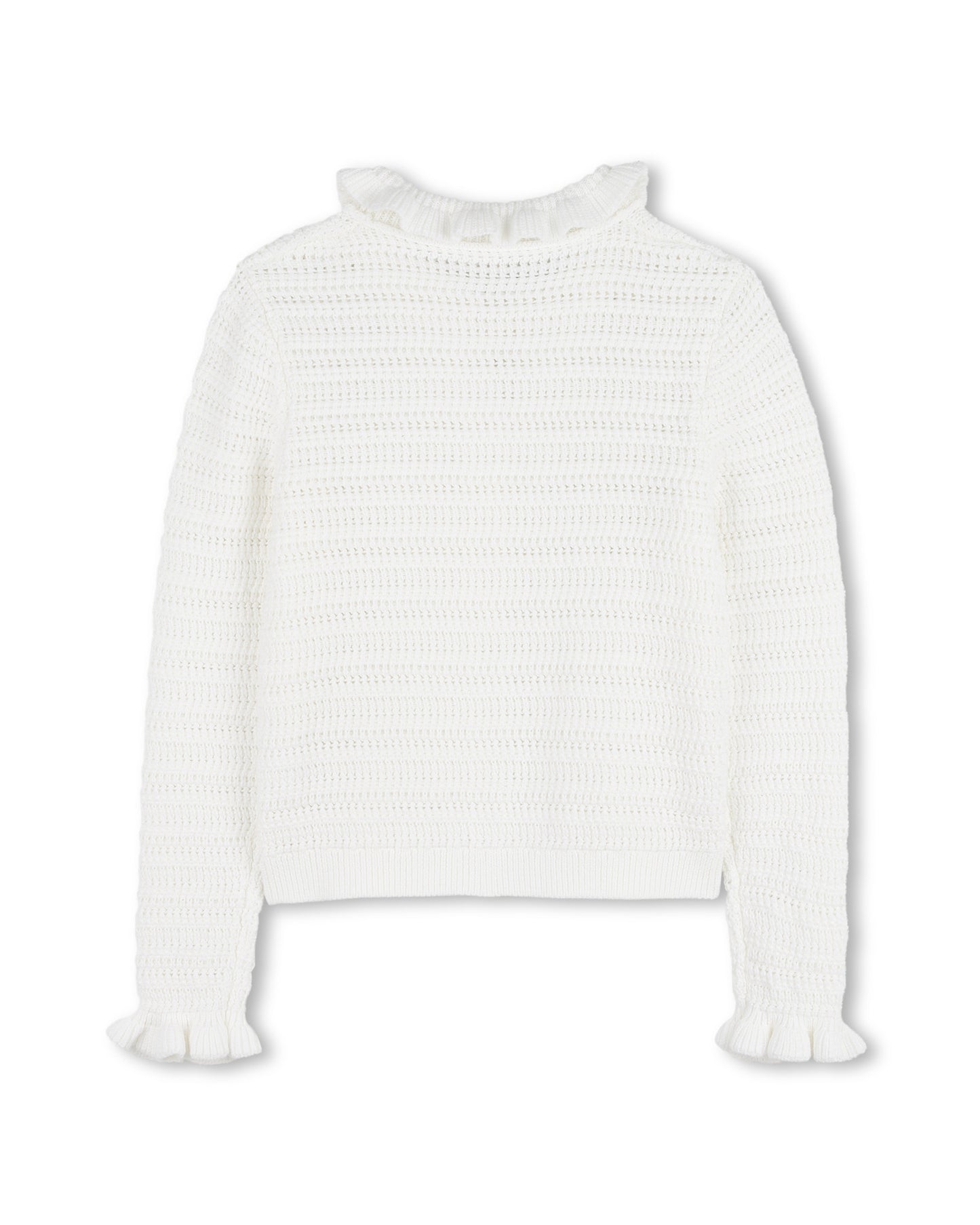 Chloe Crotchet Knit Logo Cardigan