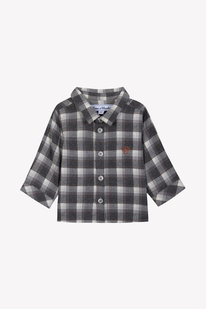 Tartine Boy's LS Plaid Button Up Shirt