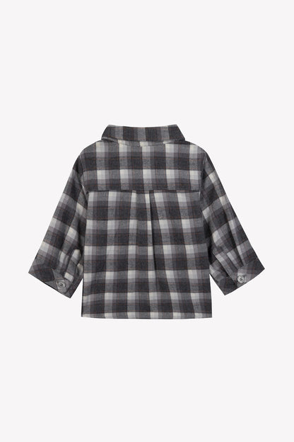 Tartine Boy's LS Plaid Button Up Shirt