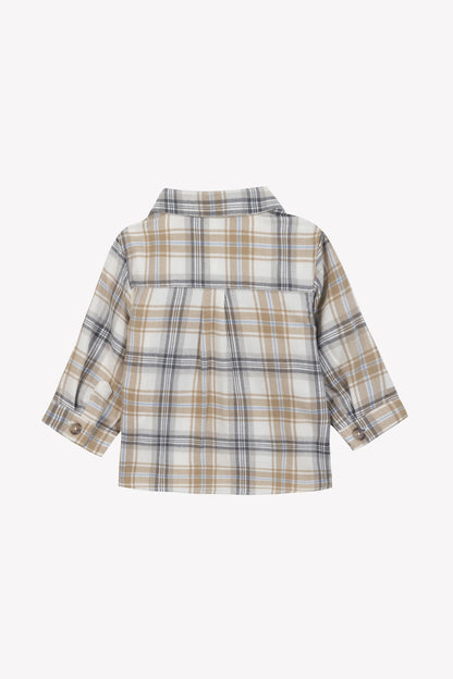 Tartine Boy's LS Plaid Button Up Shirt
