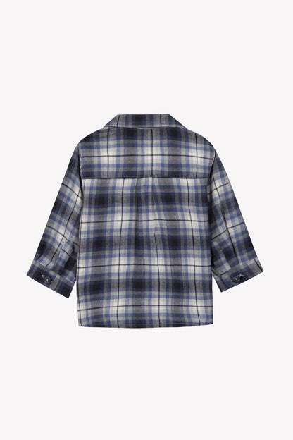 Tartine Boy's LS Plaid Button Up Shirt