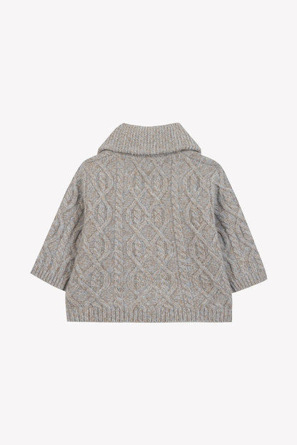 Tartine Boy's Cable Knit Cardigan