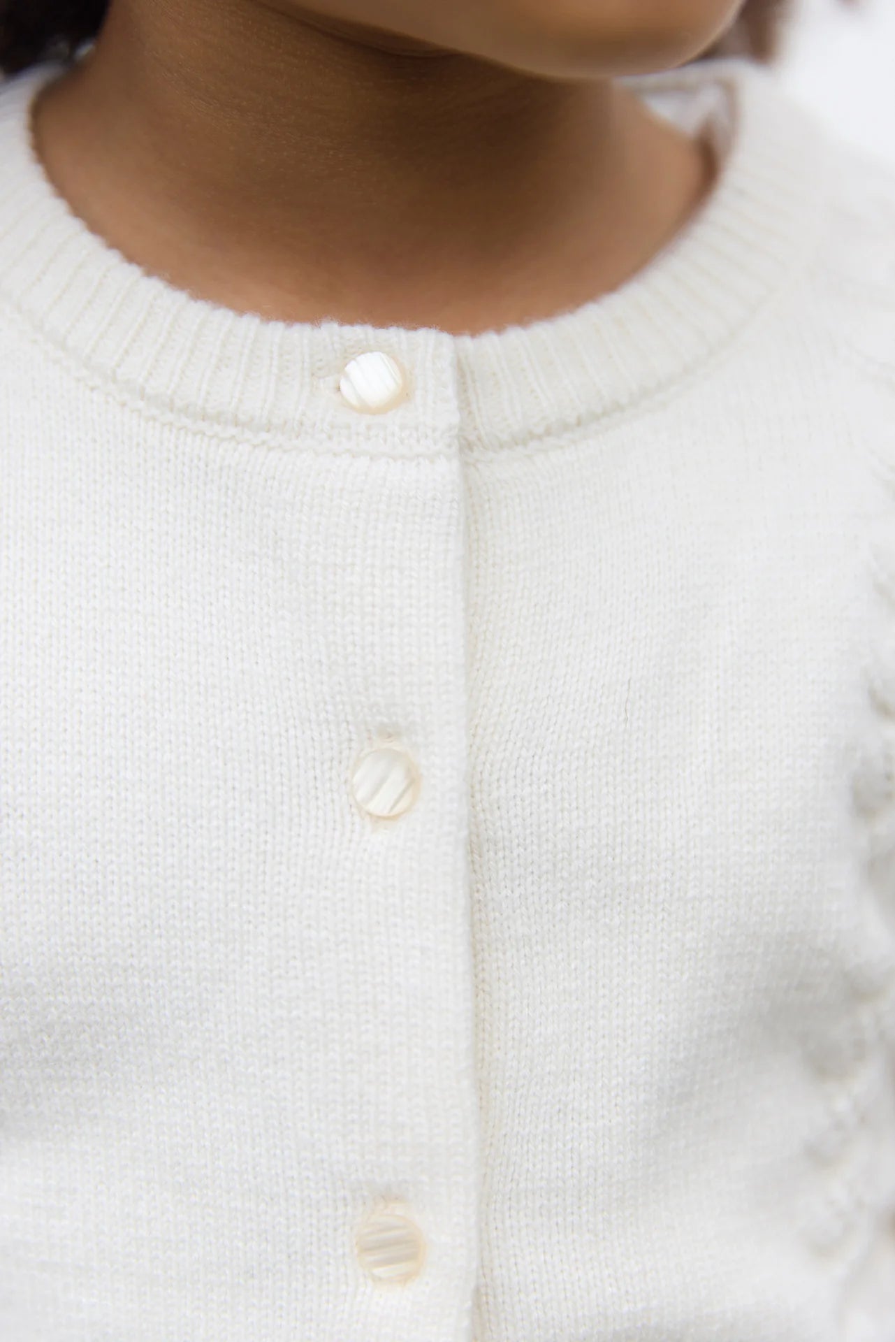 Tartine Eyelet Detail Cardigan