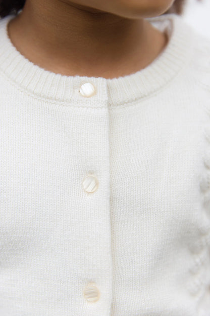 Tartine Eyelet Detail Cardigan
