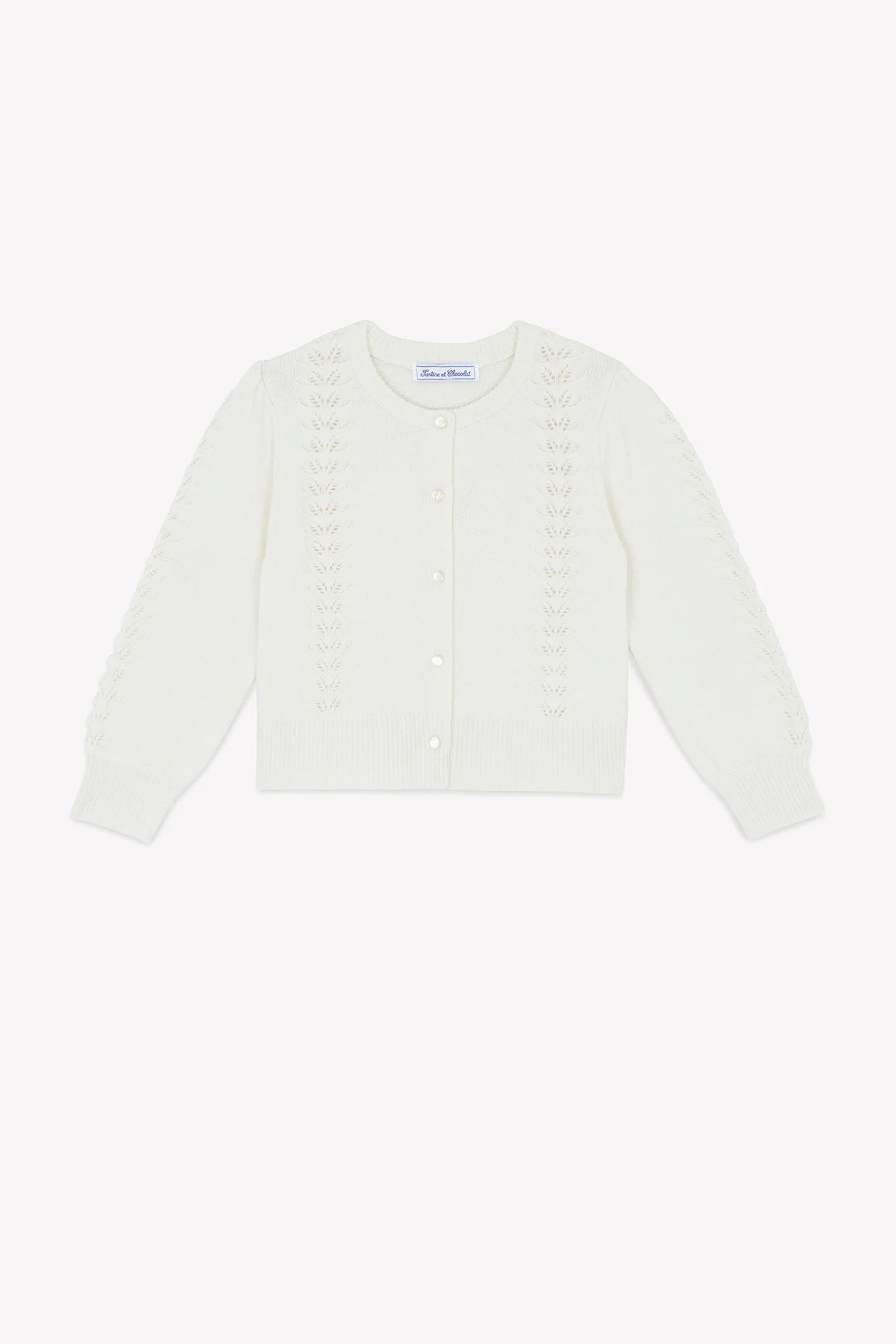 Tartine Eyelet Detail Cardigan