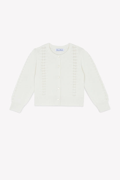 Tartine Eyelet Detail Cardigan