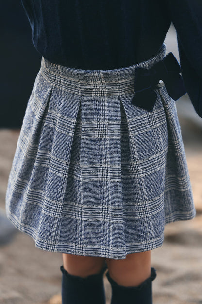 Tartine Plaid Bow Skirt