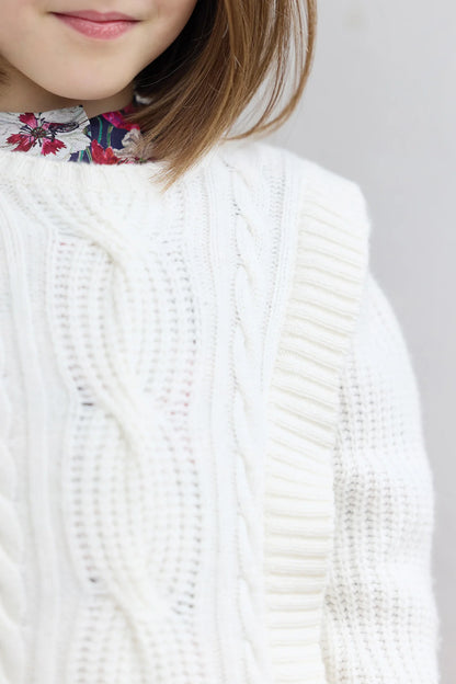 Tartine Cable Knit Pullover Sweater