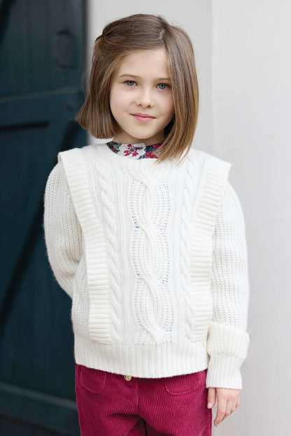 Tartine Cable Knit Pullover Sweater