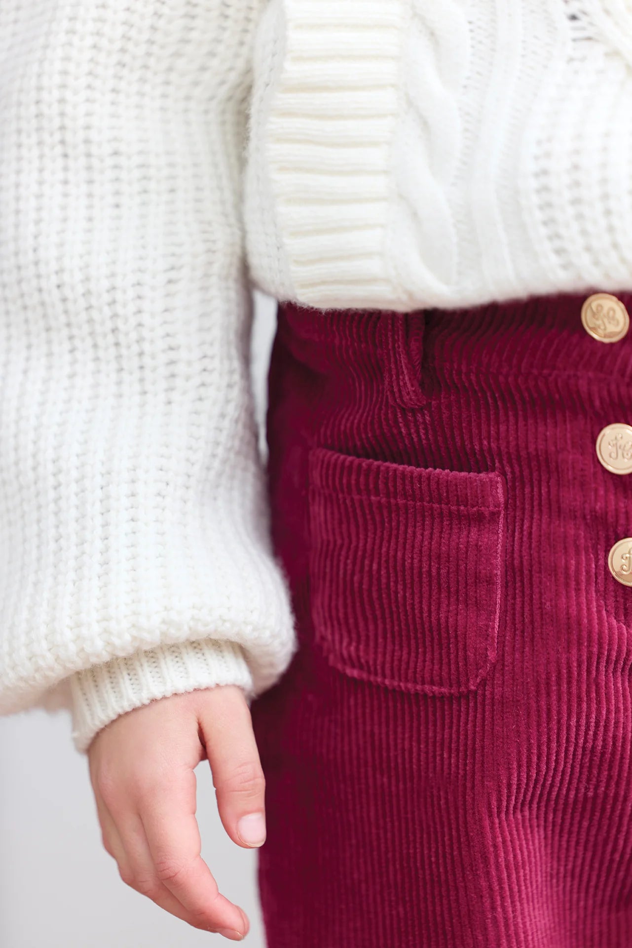 Tartine Cable Knit Pullover Sweater