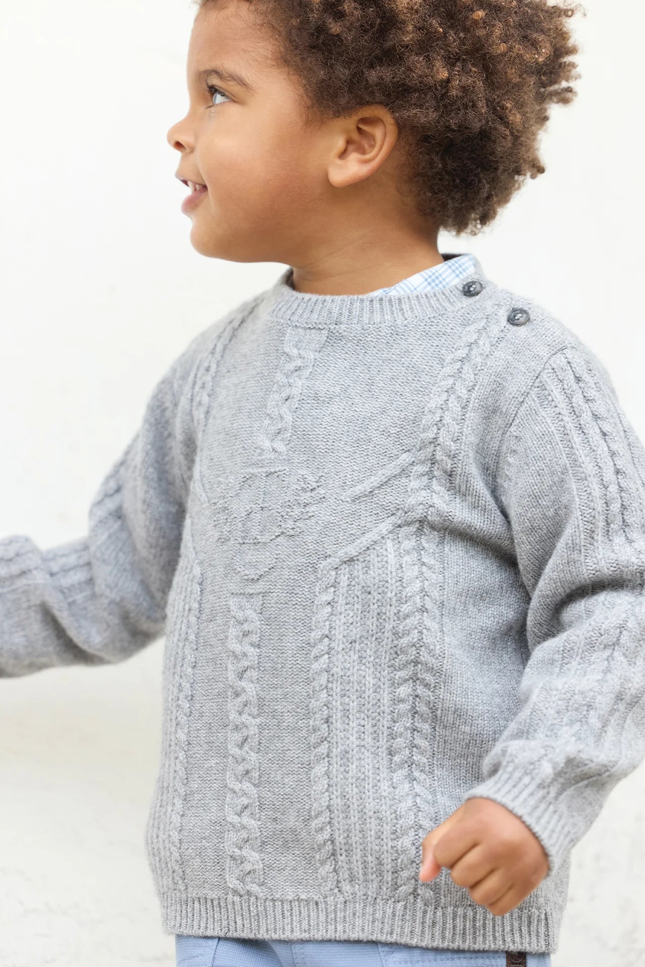 Tartine Boy's Logo Pull Over Sweater