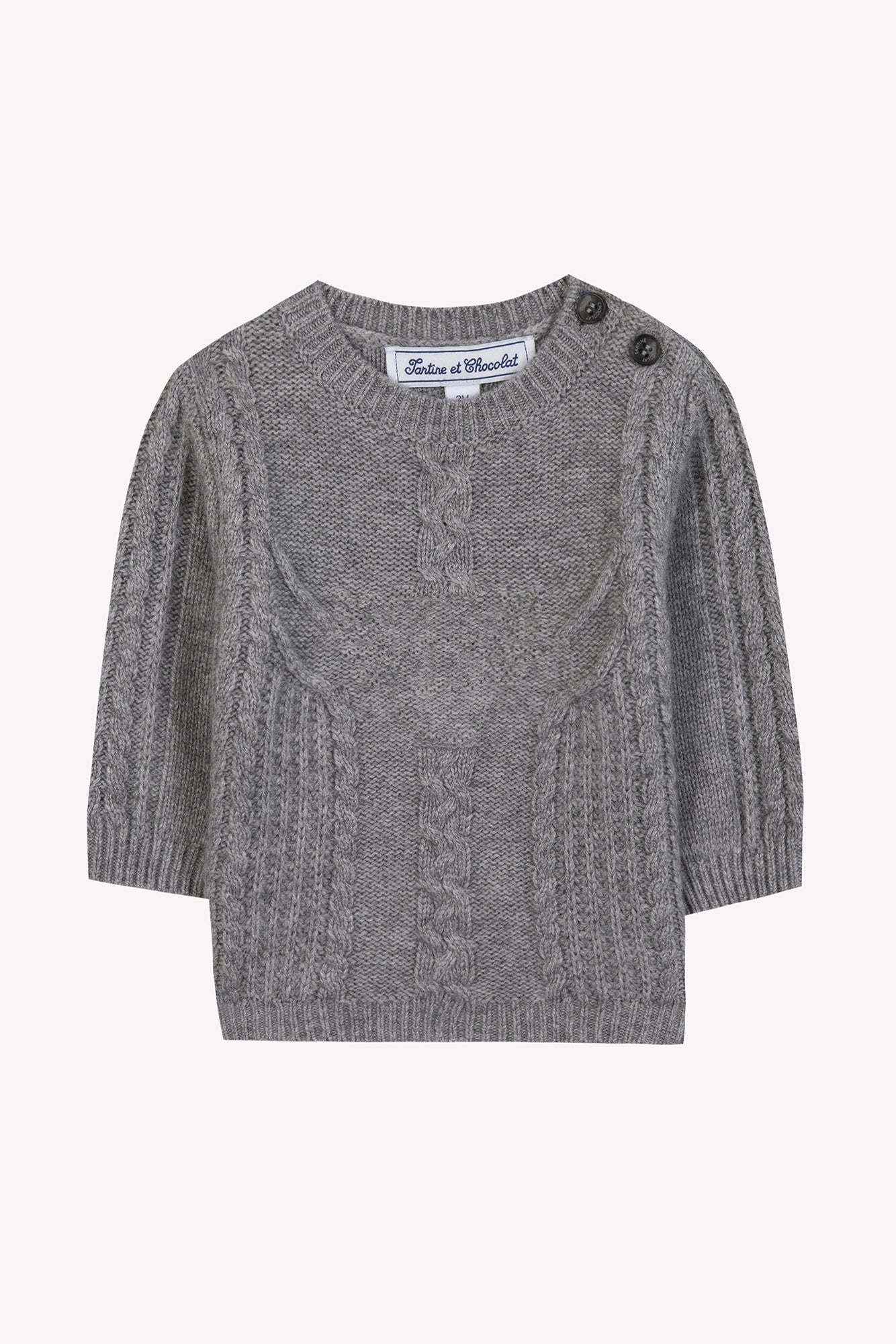 Tartine Boy's Logo Pull Over Sweater