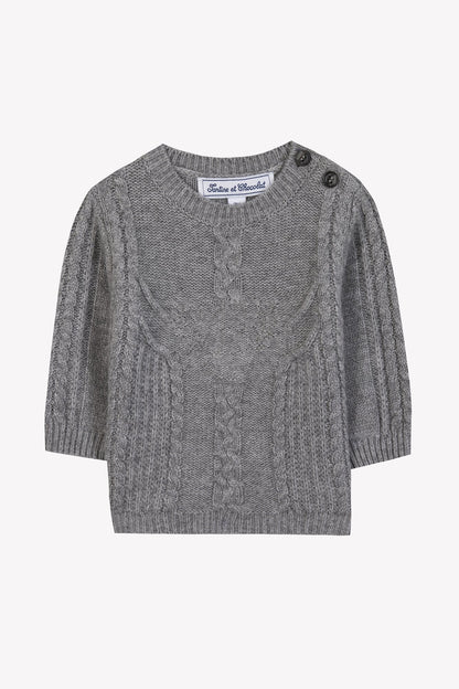 Tartine Boy's Logo Pull Over Sweater