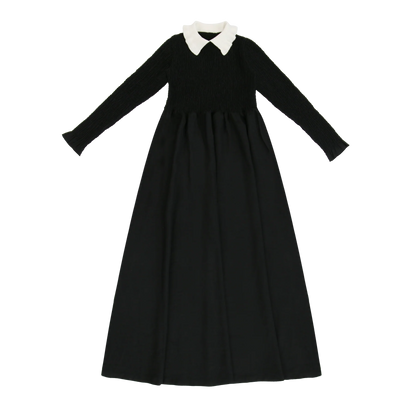 Coco Blanc Collared Maxi Jumper