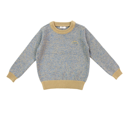 Coco Blanc Speckled Crew Neck Sweater