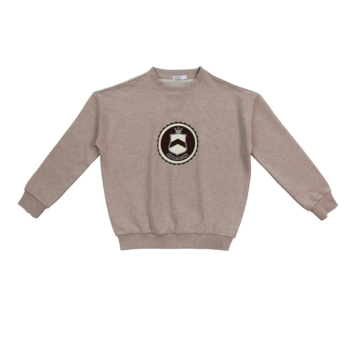 Coco Blanc Graphic Sweatshirt & Pleated Skirt Set