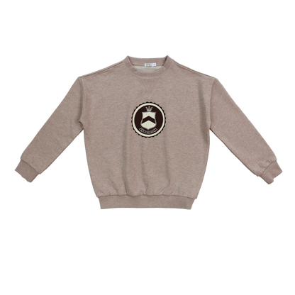 Coco Blanc Graphic Sweatshirt & Pleated Skirt Set