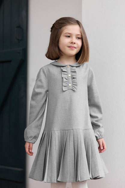 Tartine LS Pleated Dress