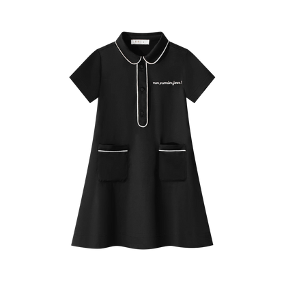 Coco Blanc Silk Shirt Dress Short