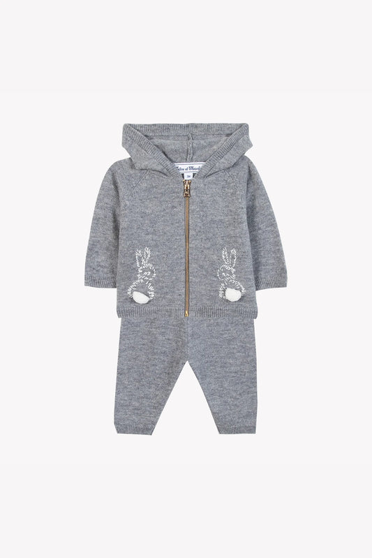 Tartine Knit Embro Bunny Outfit