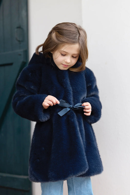 Tartine Hooded Faux Fur Jacket