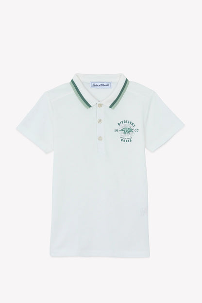 Tartine Trim Collar Logo Polo Shirt