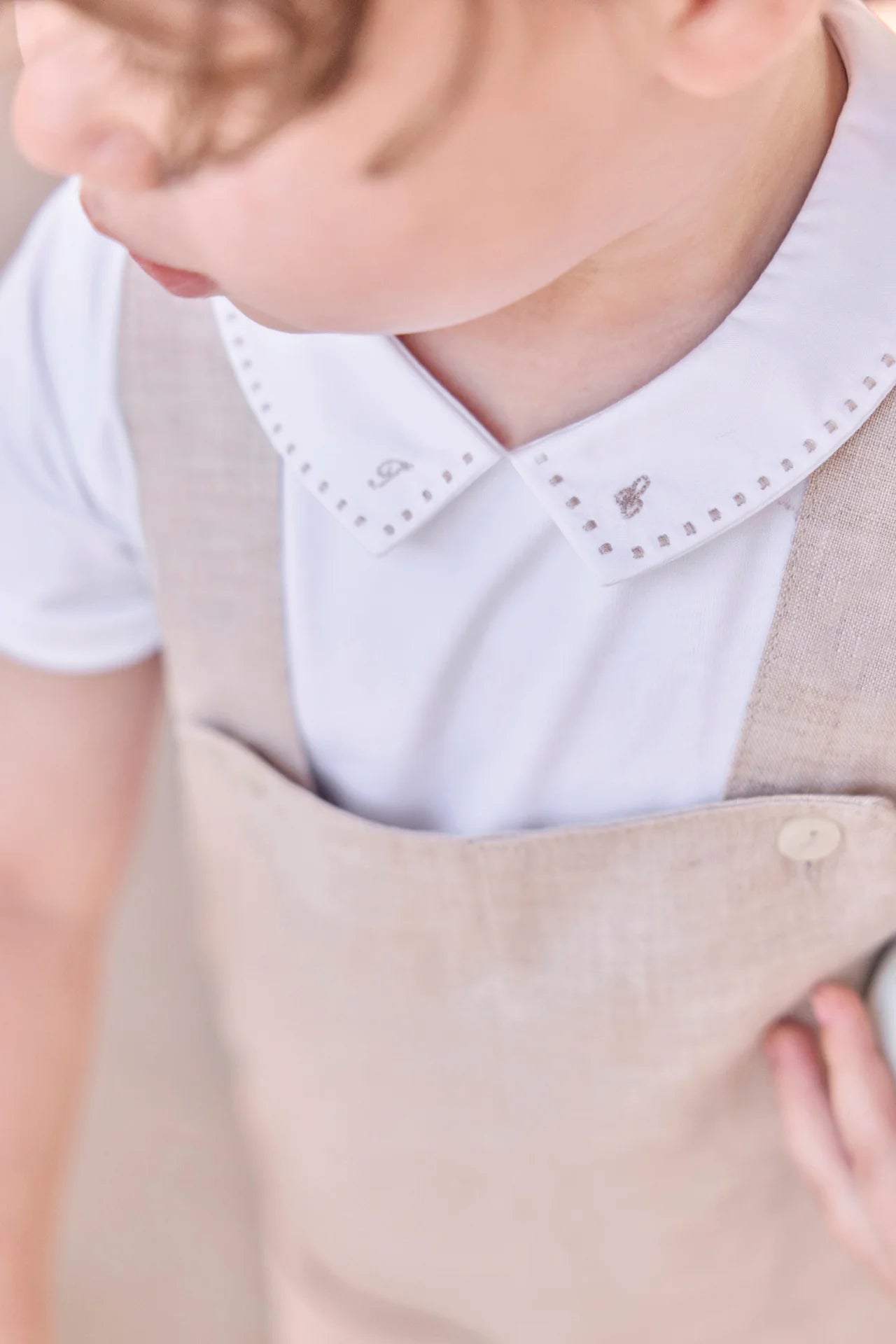 Tartine SS Embro Logo Collar Body