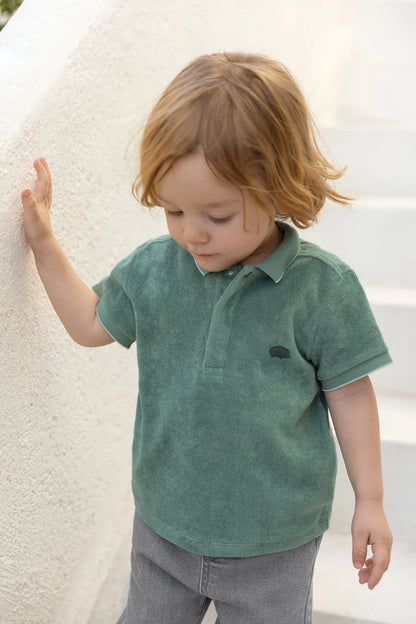 Tartine Boy's Terry Polo Shirt