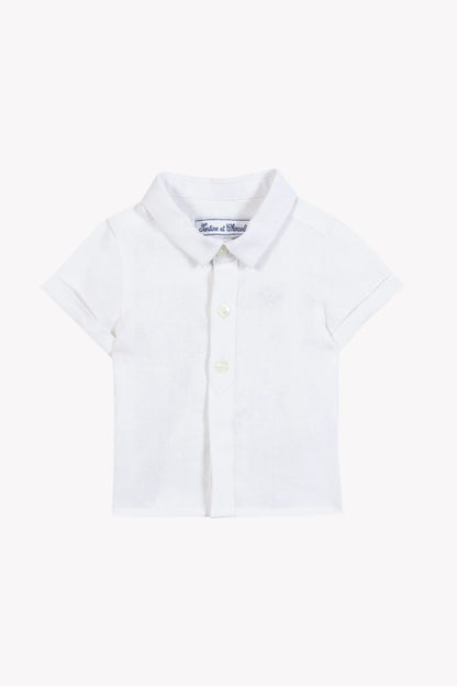 Tartine Boy's SS Linen Button Up