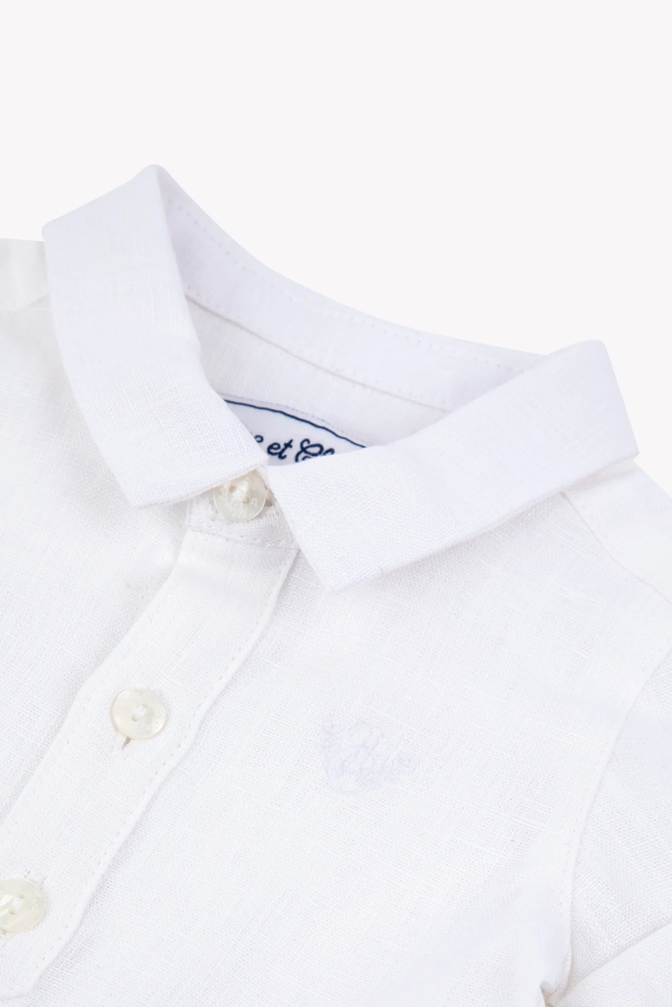 Tartine Boy's SS Linen Button Up
