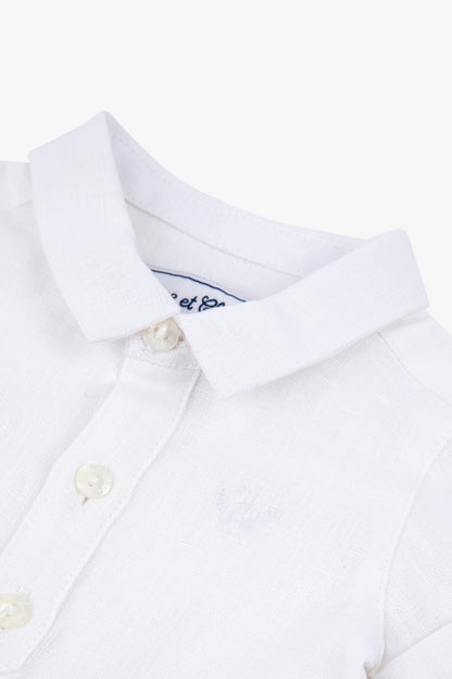 Tartine Boy's SS Linen Button Up