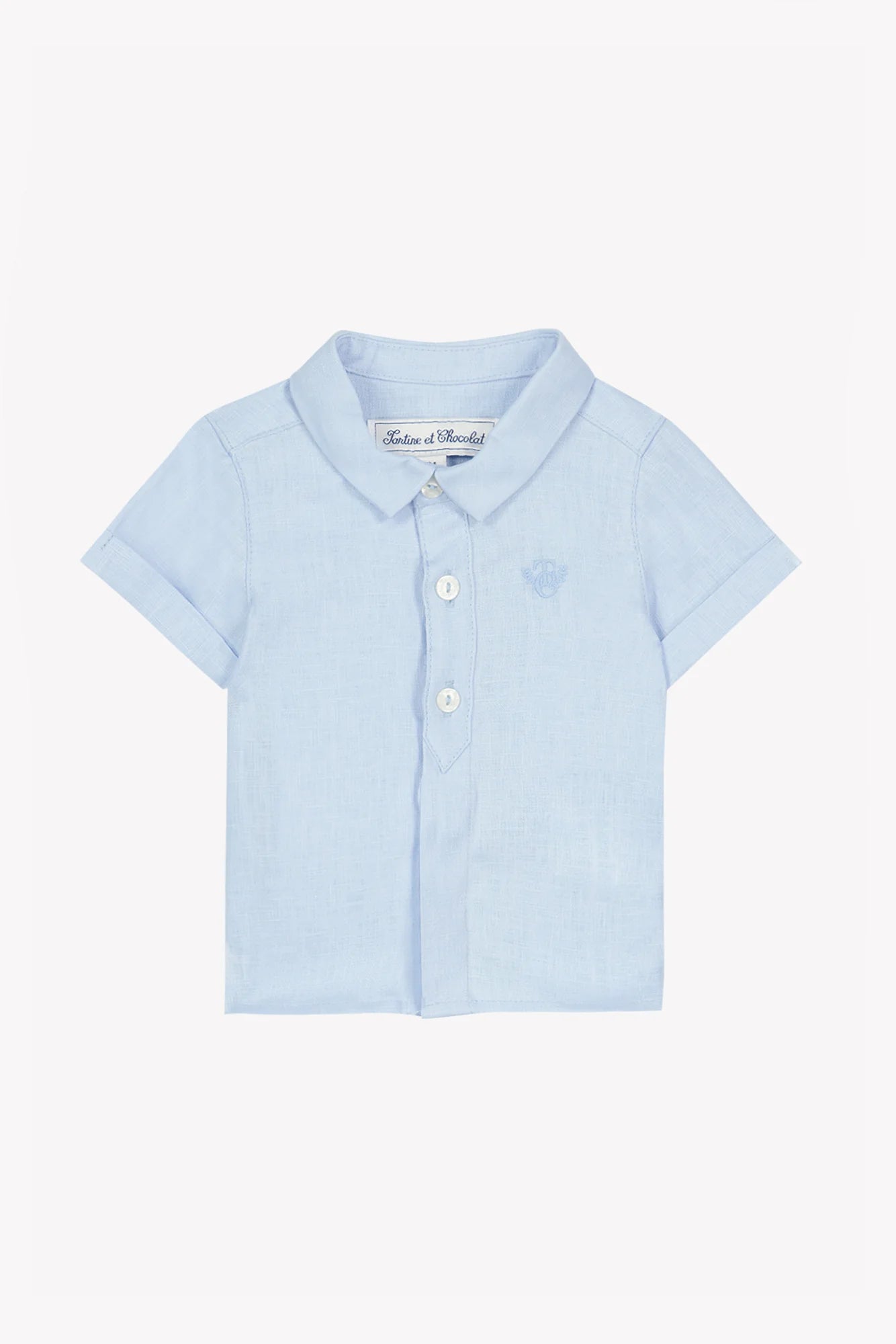 Tartine Boy's SS Linen Button Up