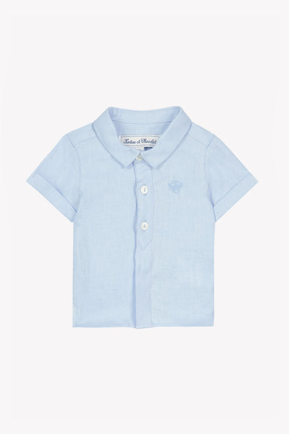 Tartine Boy's SS Linen Button Up
