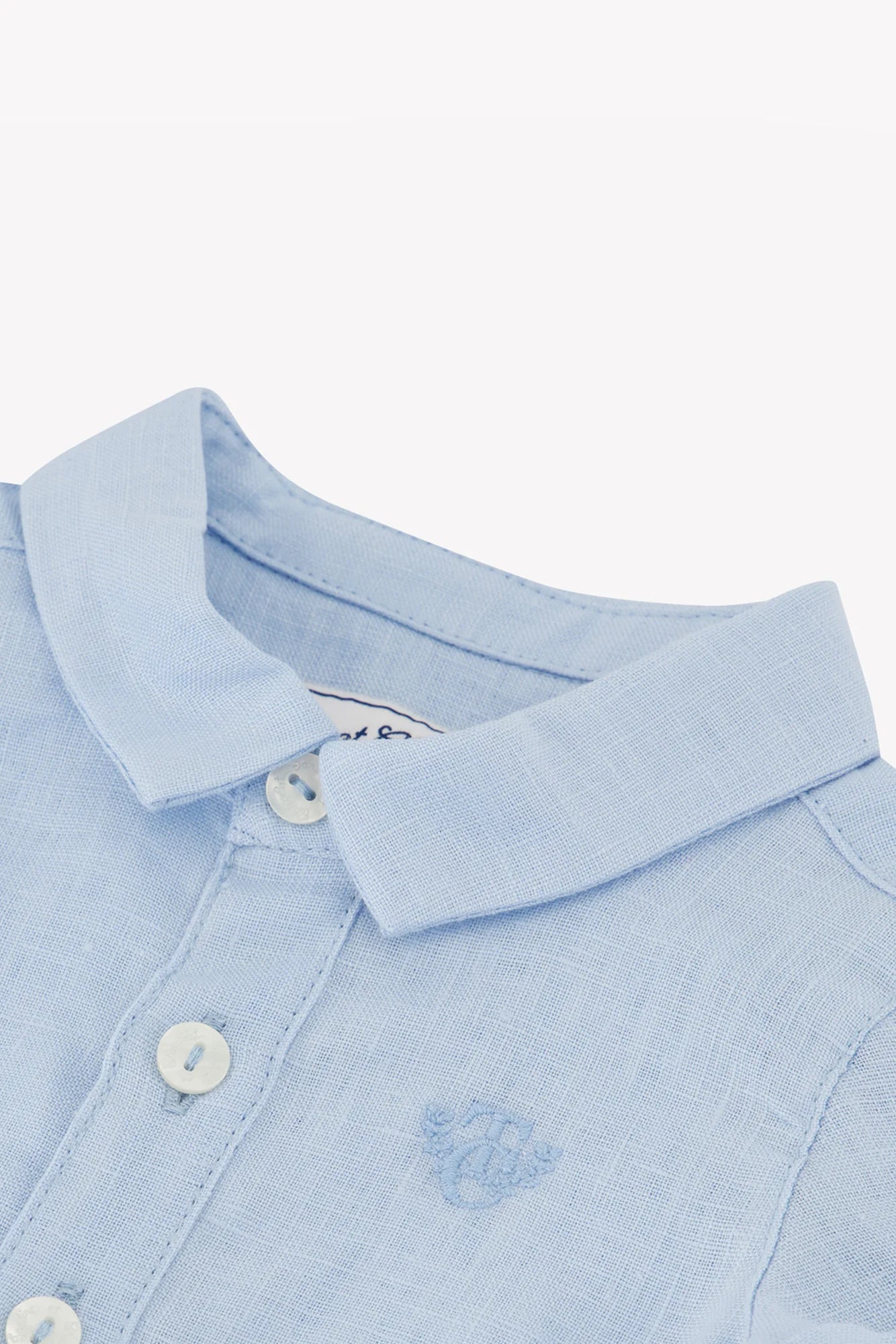 Tartine Boy's SS Linen Button Up
