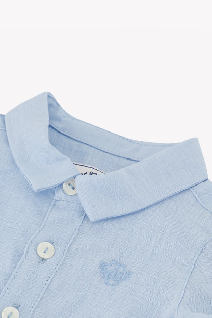 Tartine Boy's SS Linen Button Up